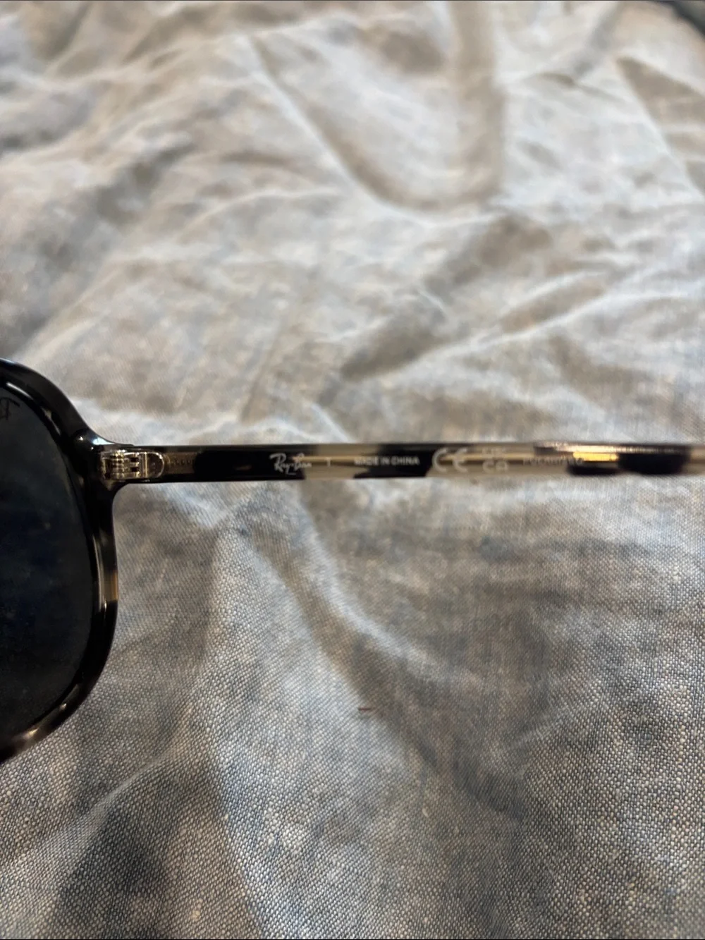 Ray-Ban Women's Tortoiseshell Grey Lens Aviator Sunglasses